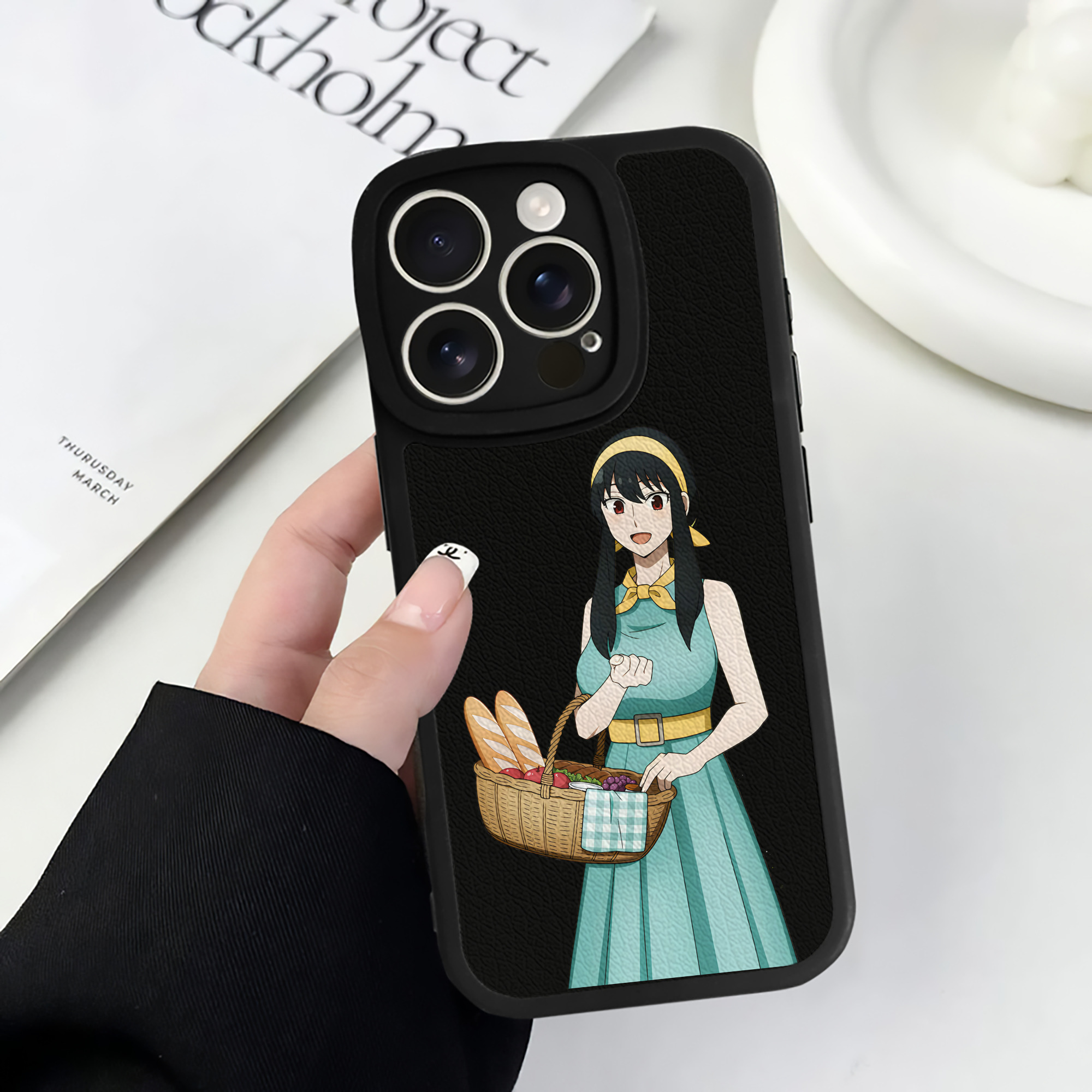 （画像用） SPY×FAMILY间谍家家酒 【iPhone 16シリーズ対応】シリコンスマホケース（レザー調） 材質：シリコン